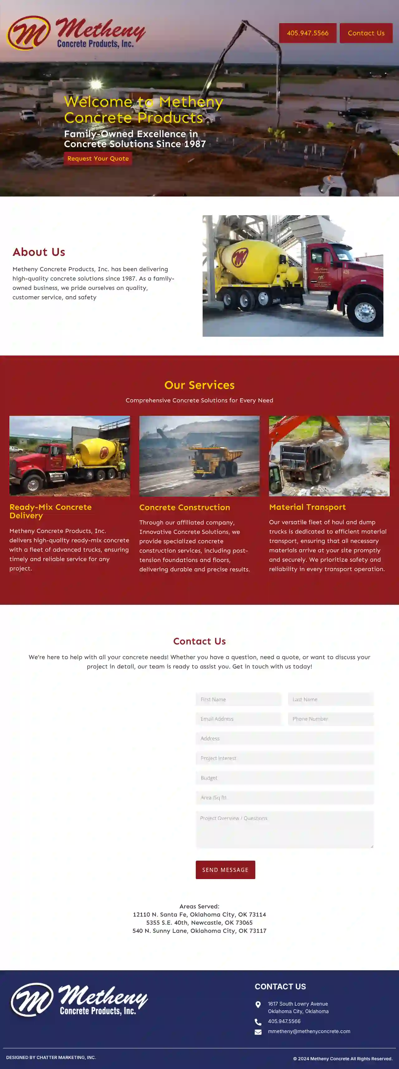 Metheny Concrete Products, Inc.