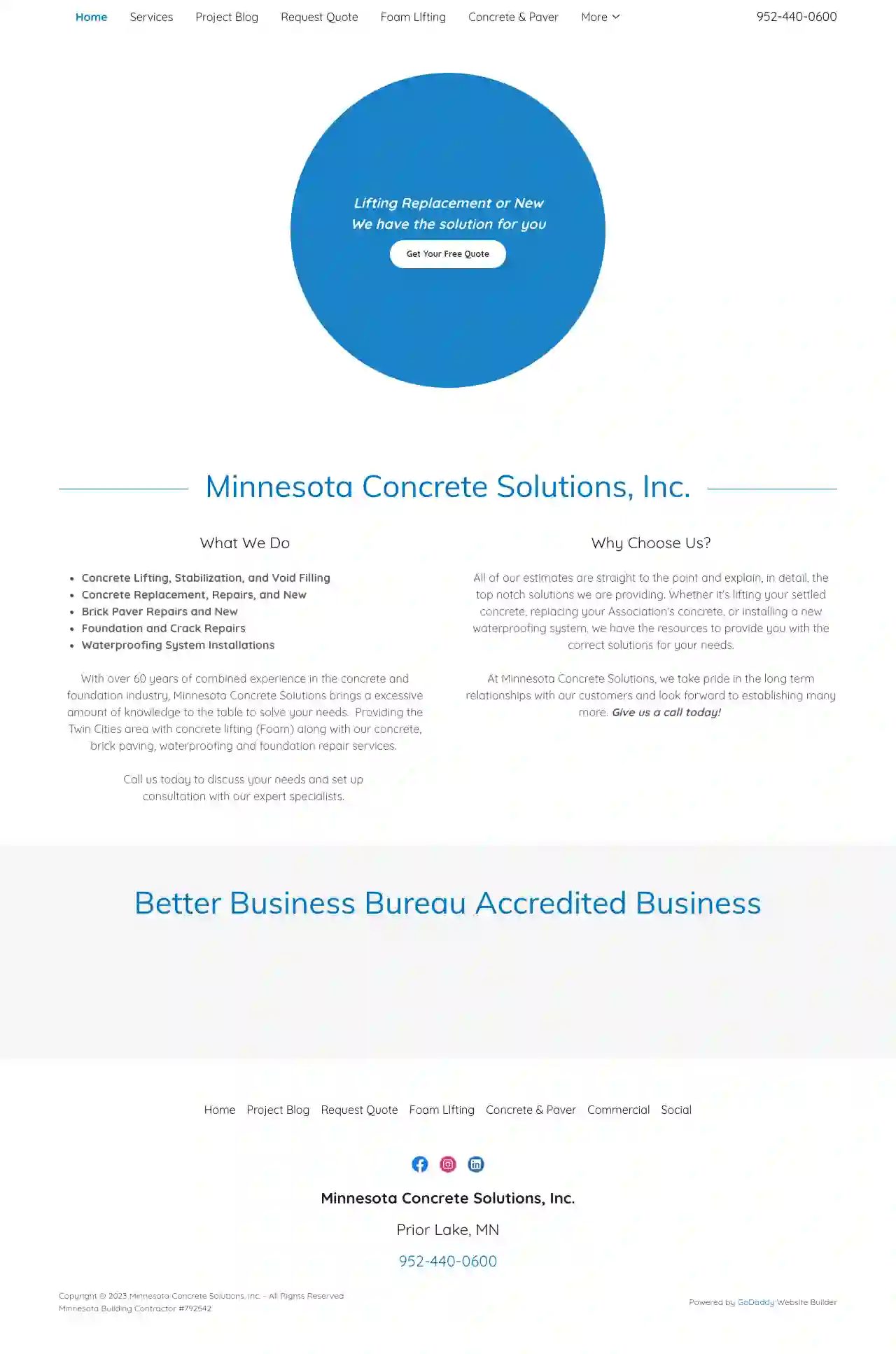 Minnesota Concrete Solutions, Inc.