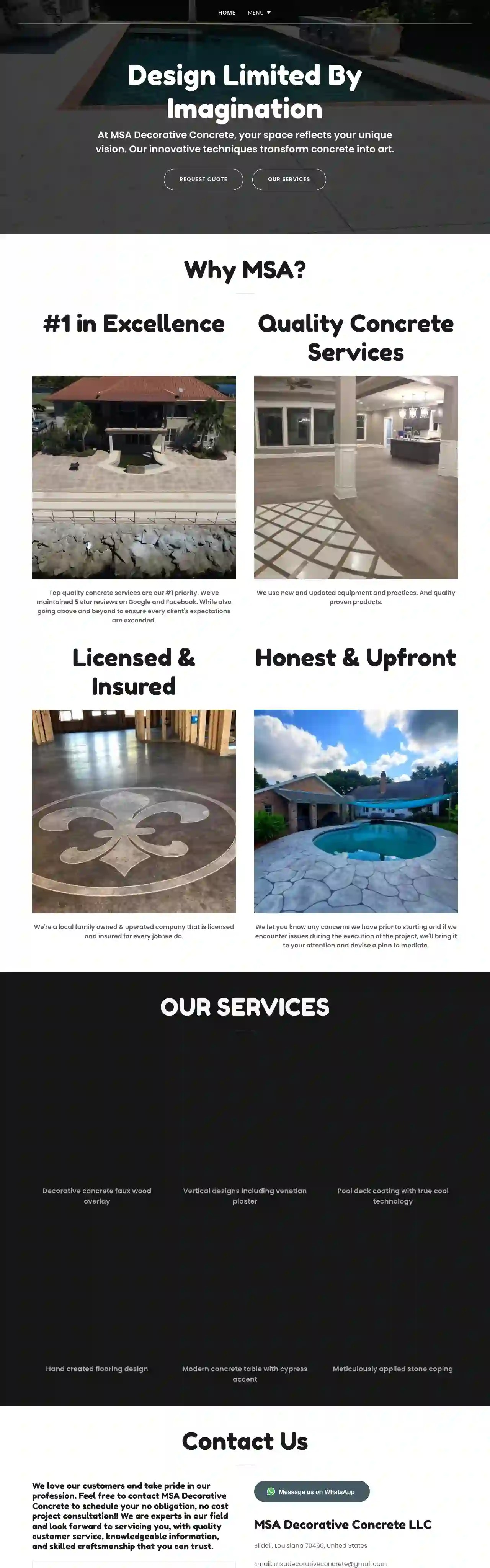 MSA Decorative Concrete LLC