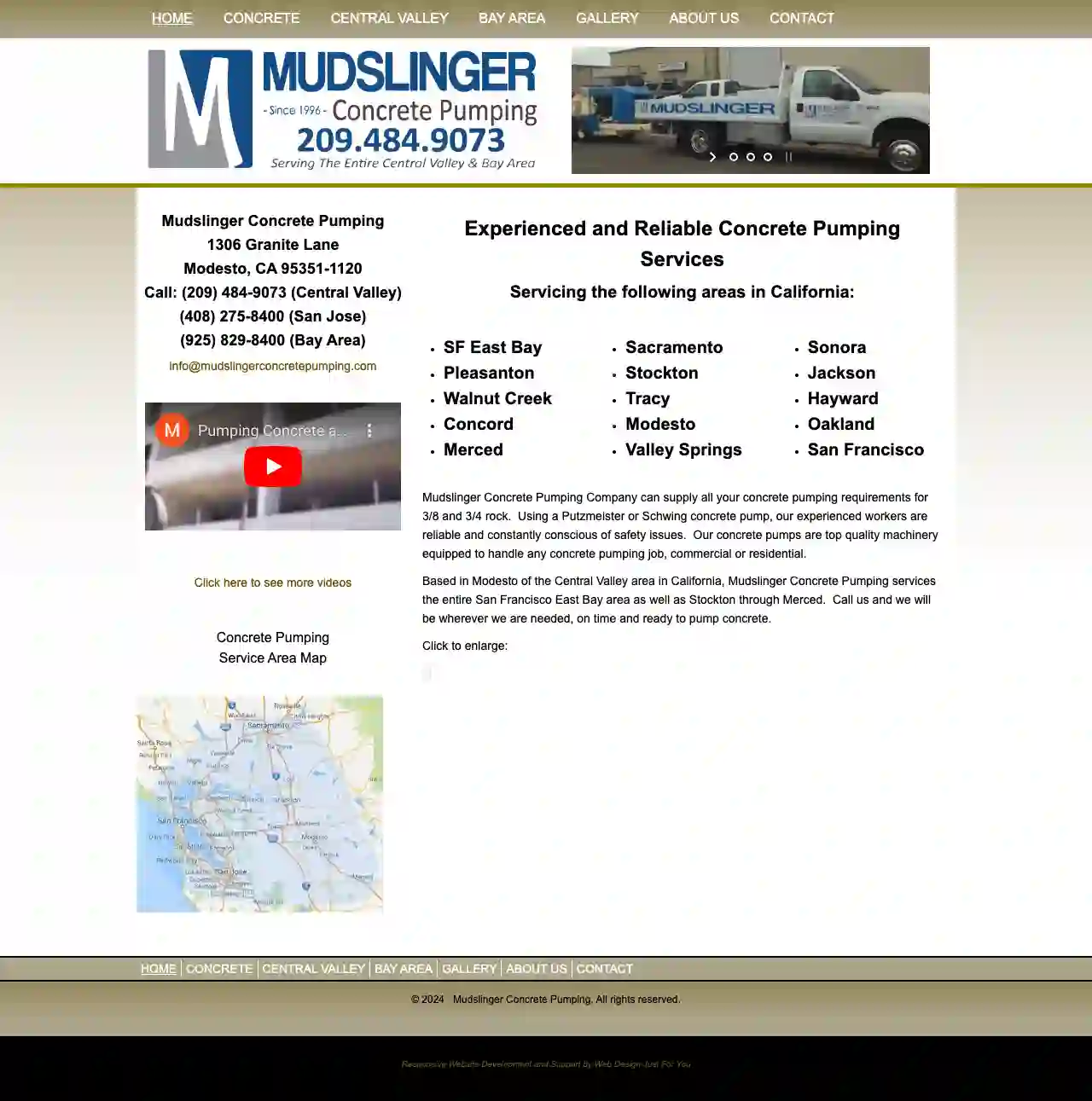 Mudslinger Concrete Pump Services