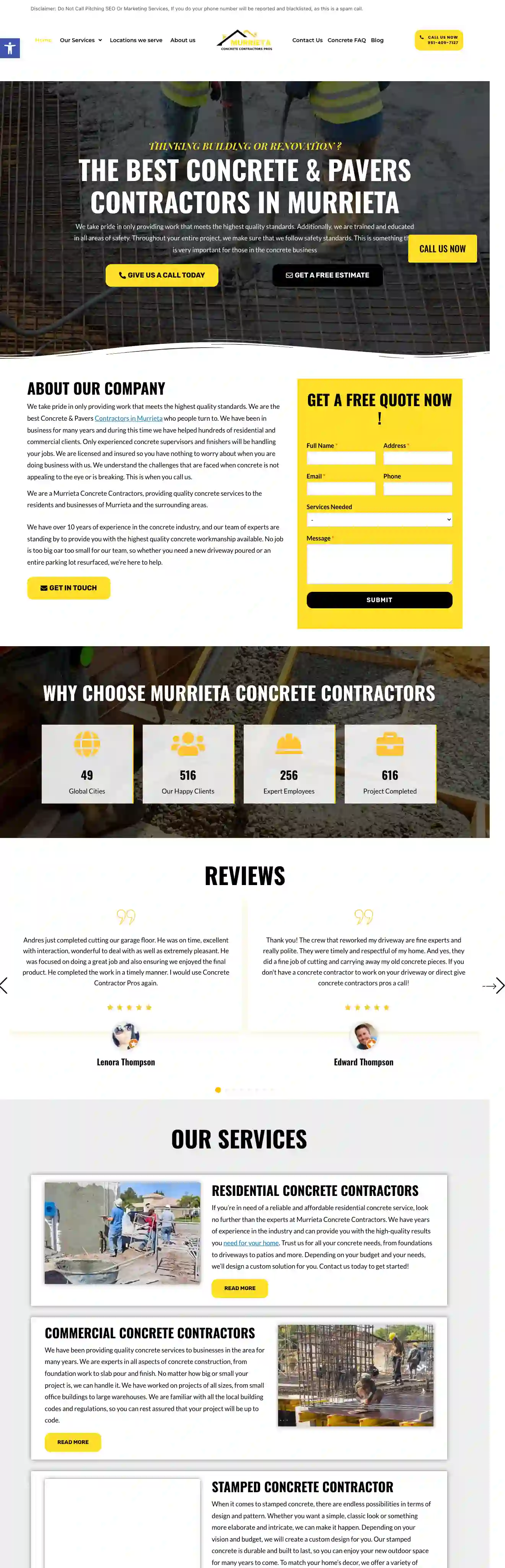 Concrete Contractors Pros