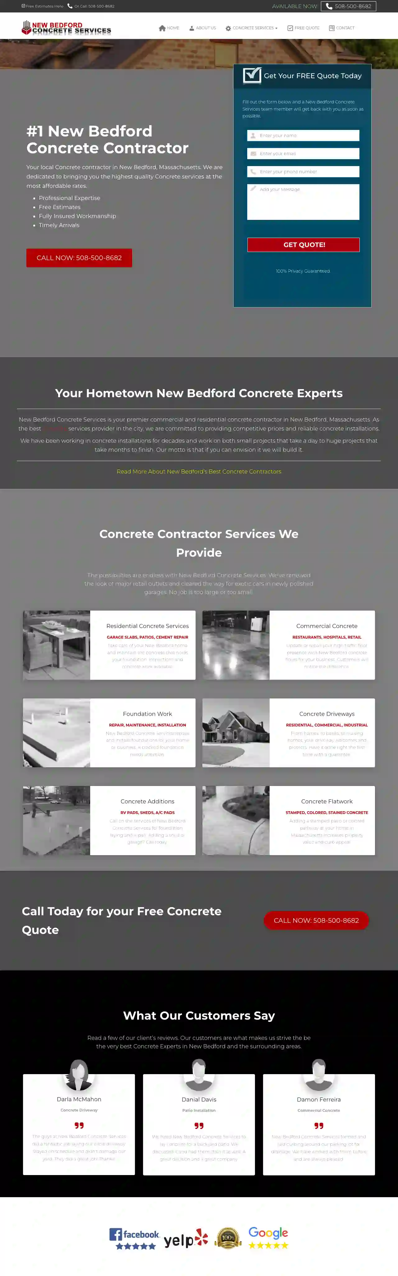 New Bedford Concrete Services