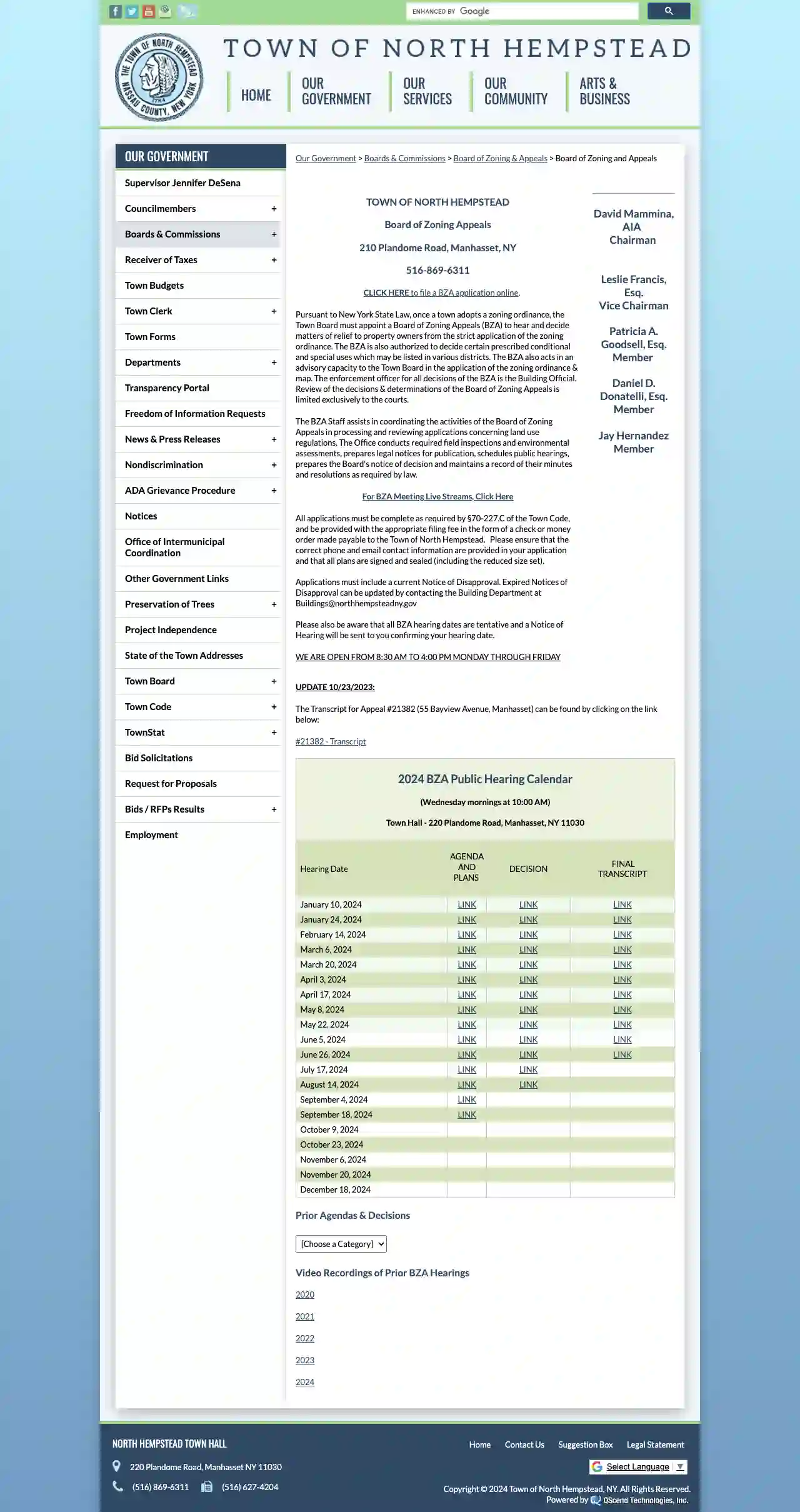 North Hempstead Board-Zoning