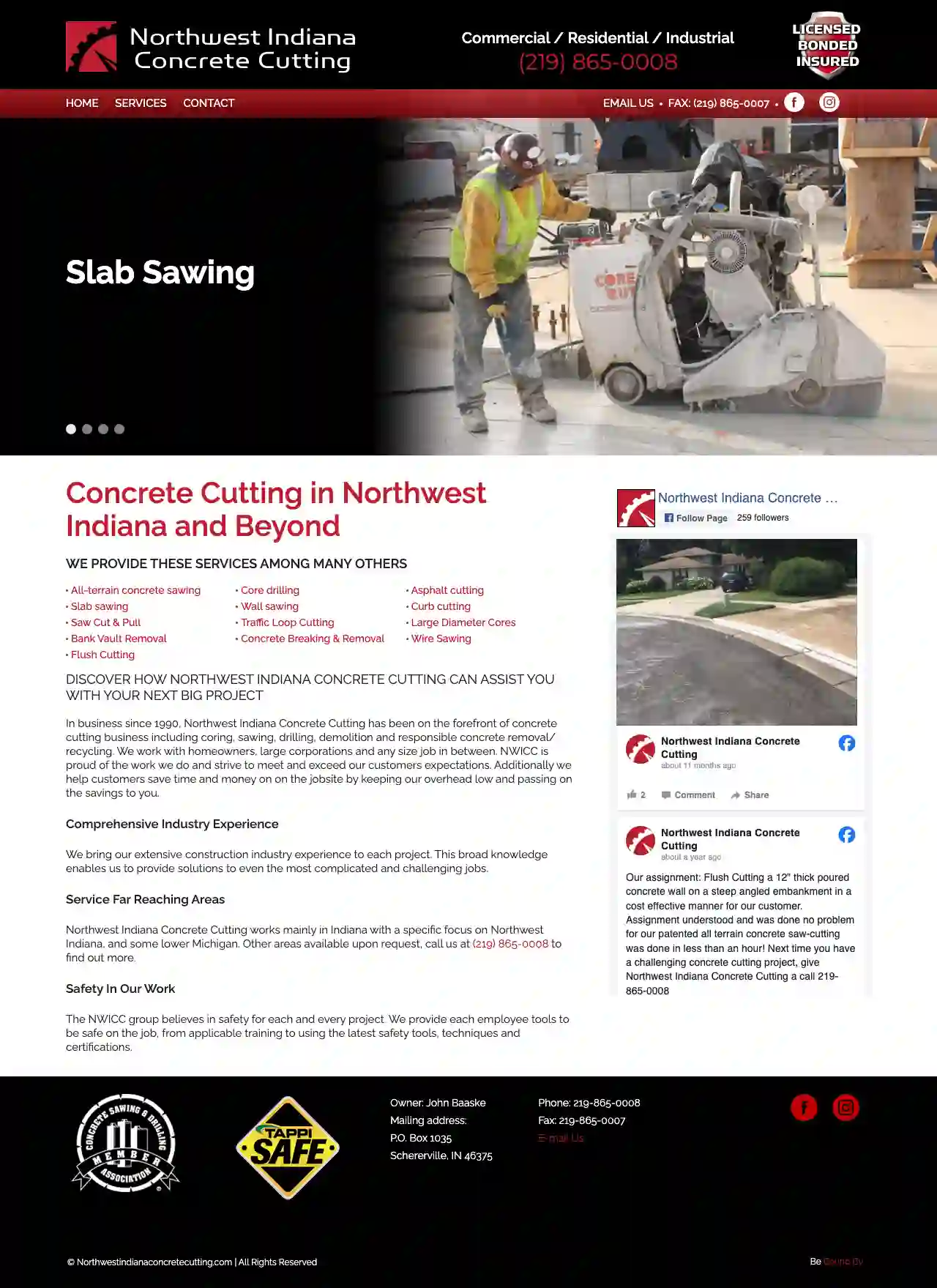 Northwest Indiana Concrete Cutting