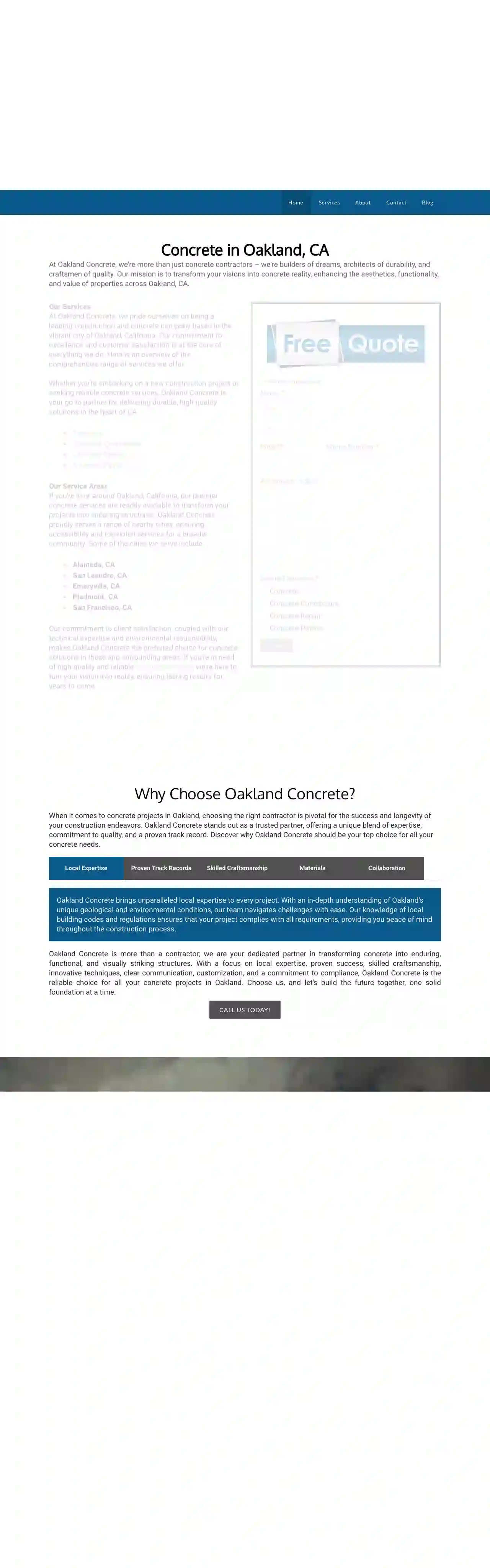 Oakland Concrete