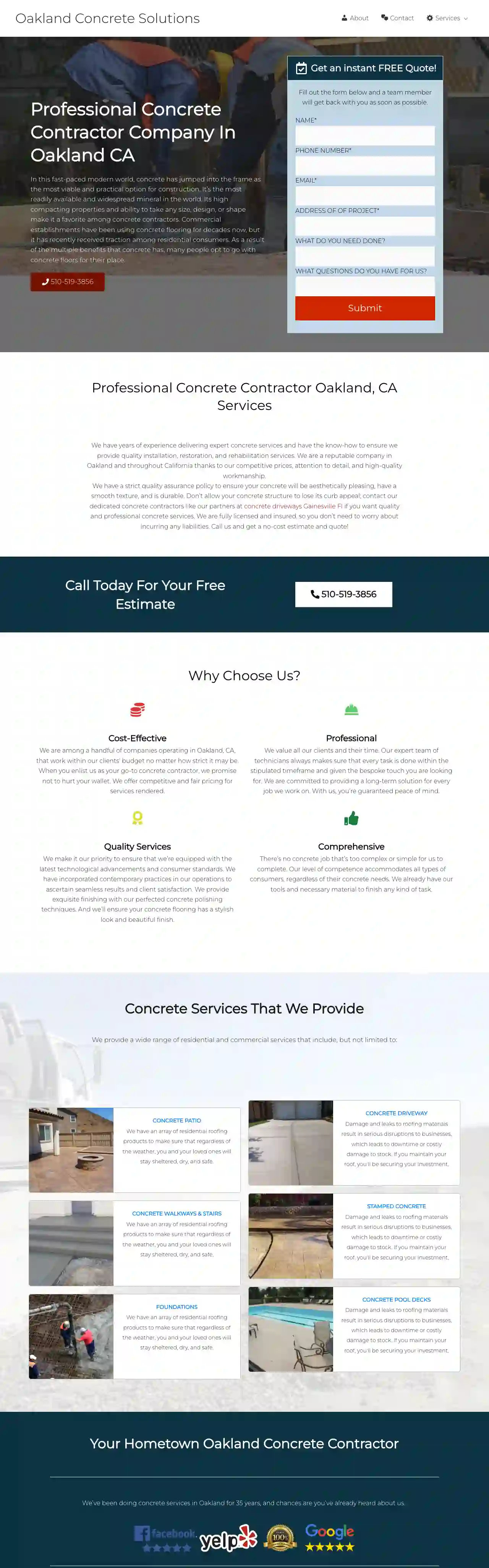 Oakland Concrete Solutions