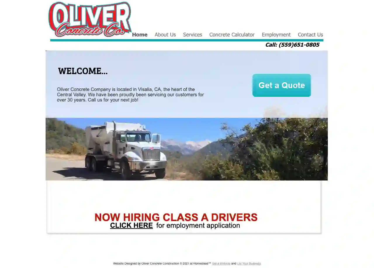 Oliver Concrete Construction, Inc.