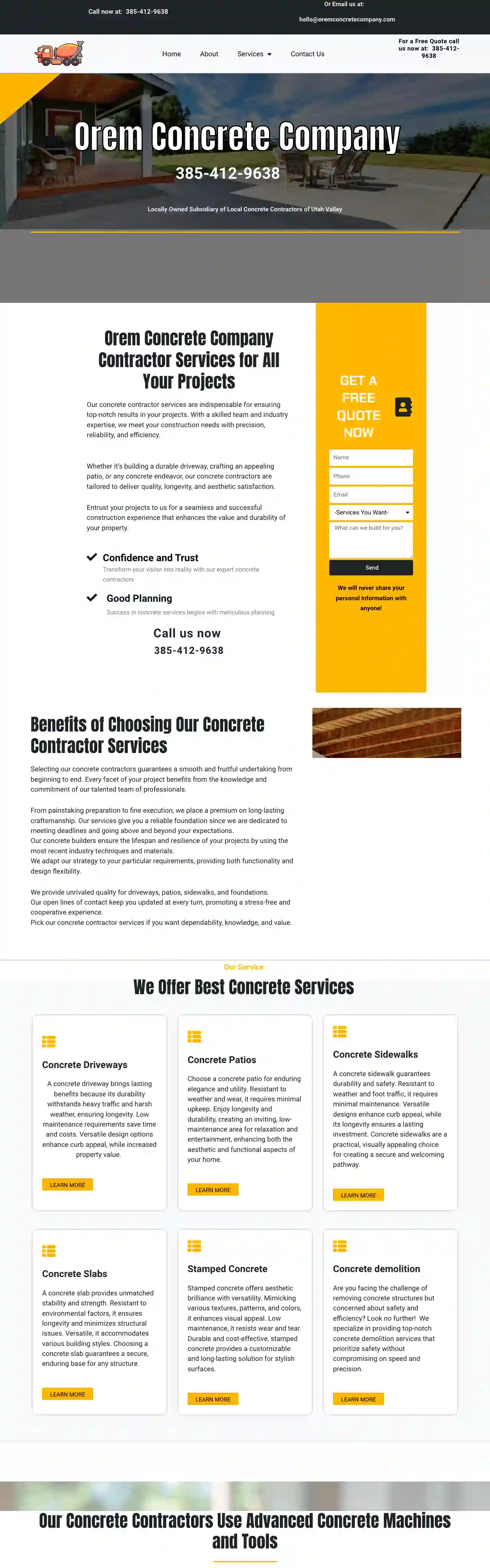 Orem Concrete Company