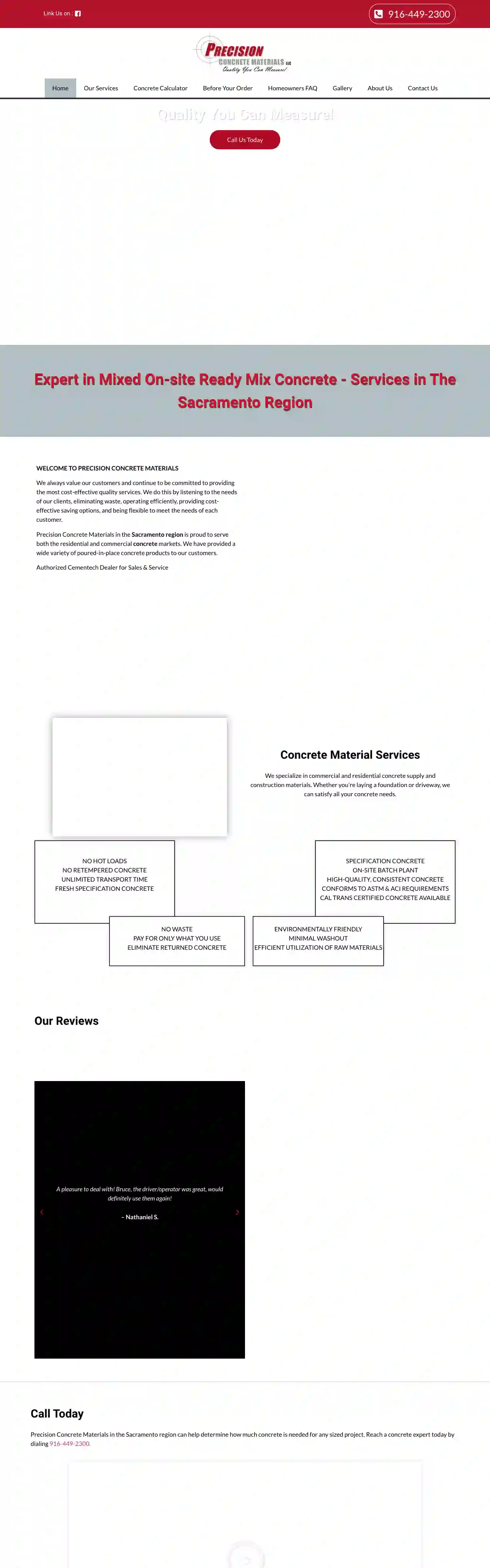 Precision Concrete Materials