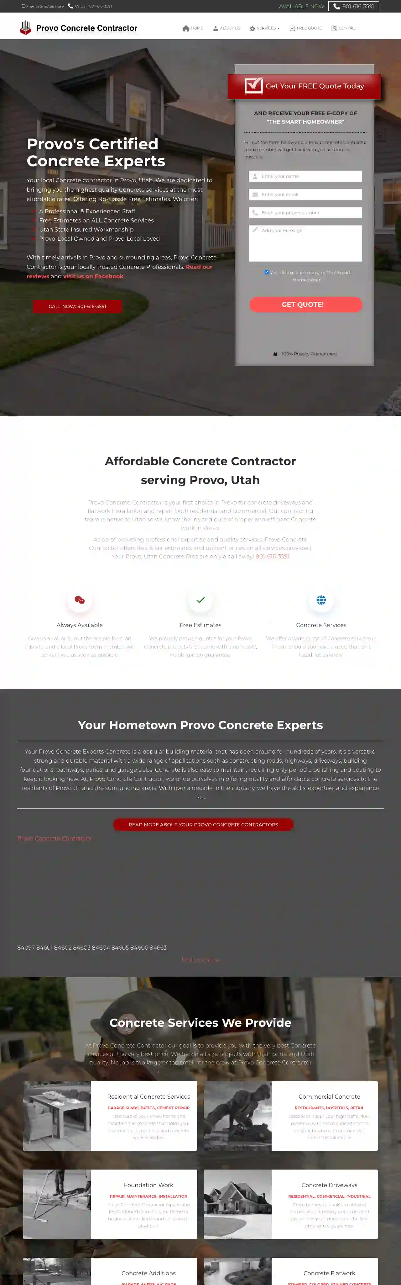 Provo Concrete Contractor