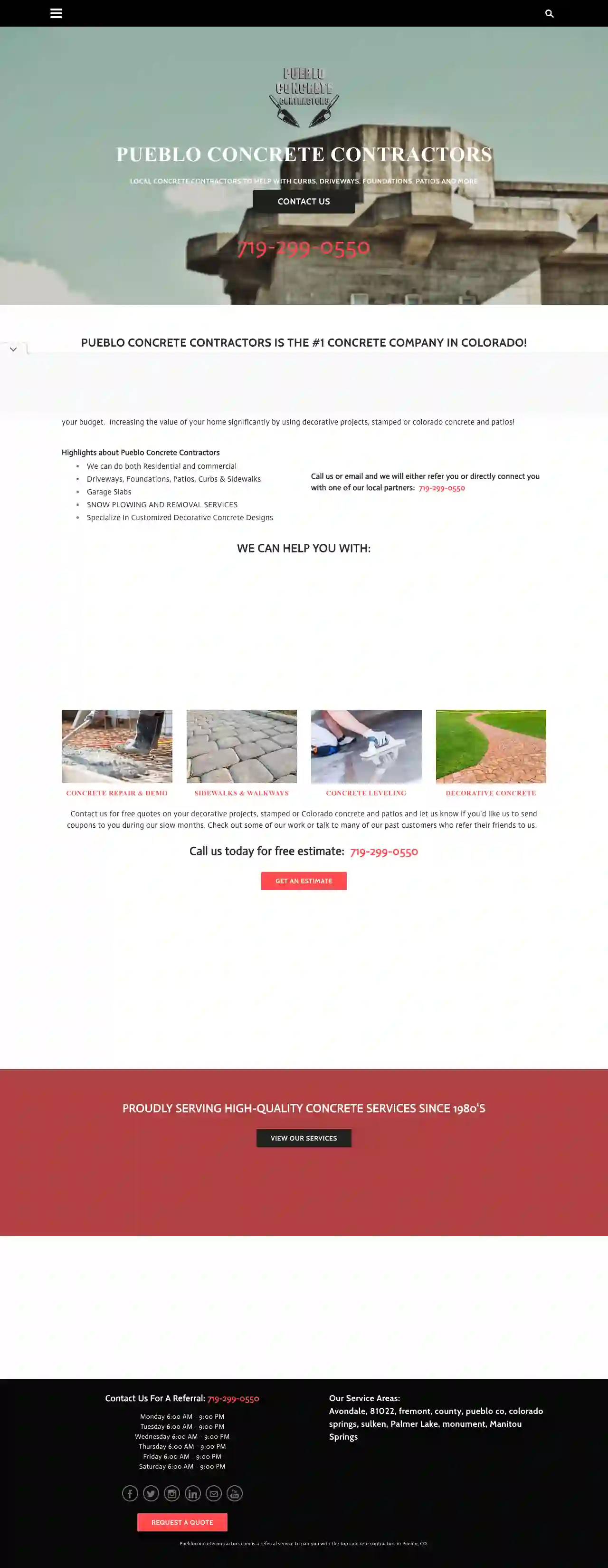 Pueblo Concrete Contractors