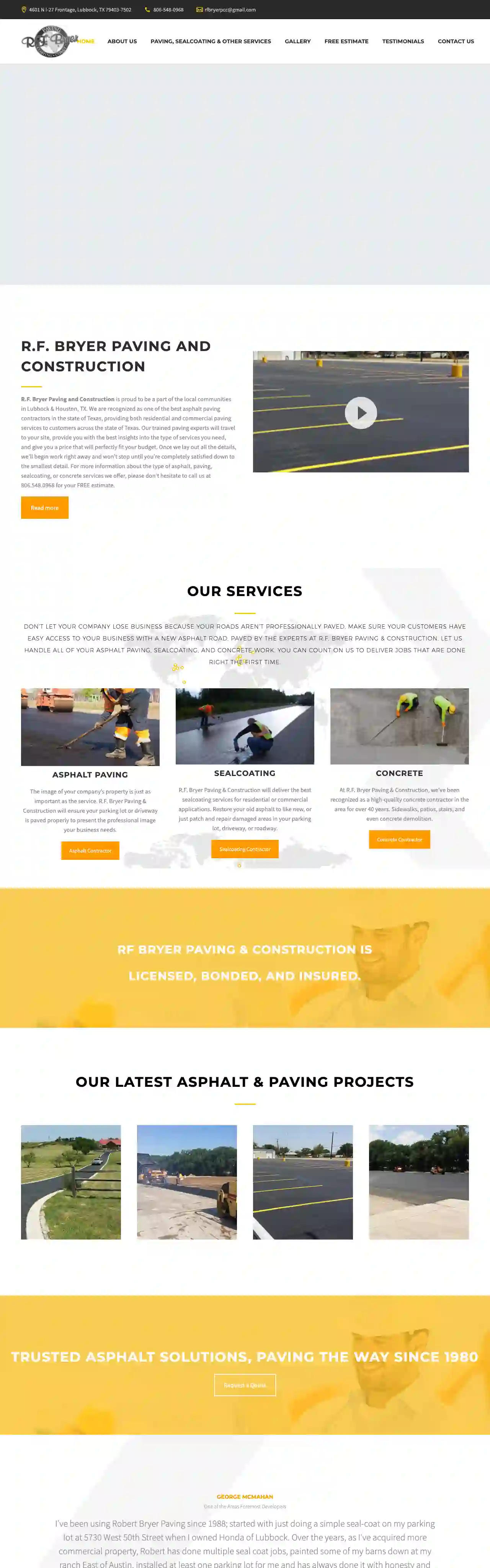 R.F. Bryer Paving & Construction