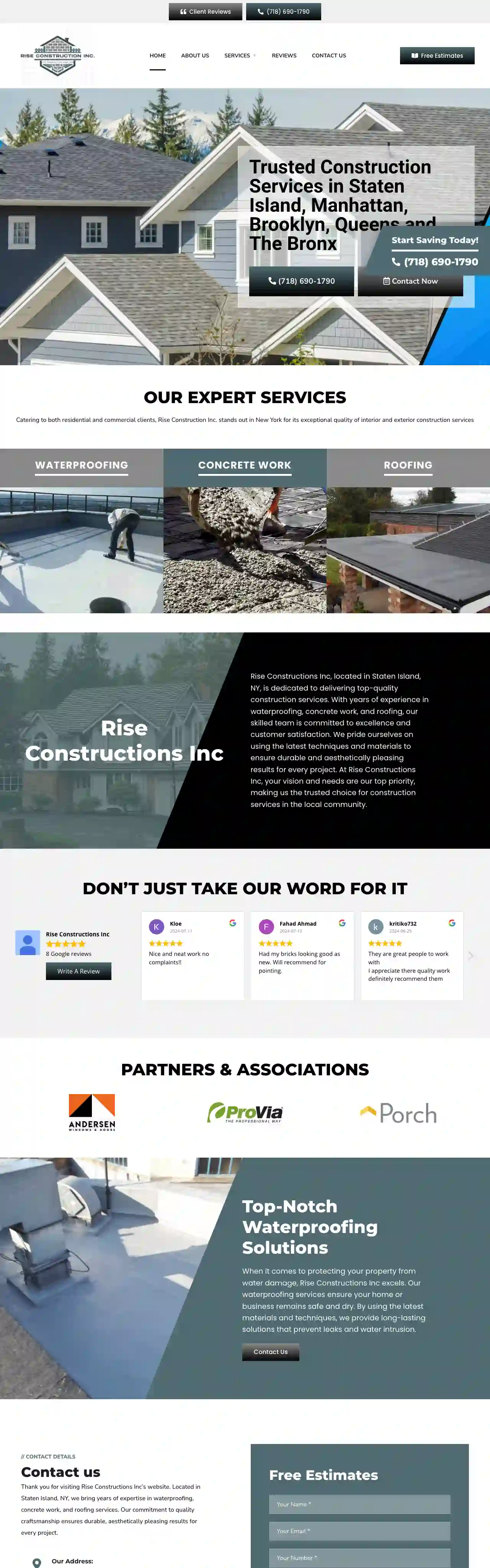 Rise Constructions Inc