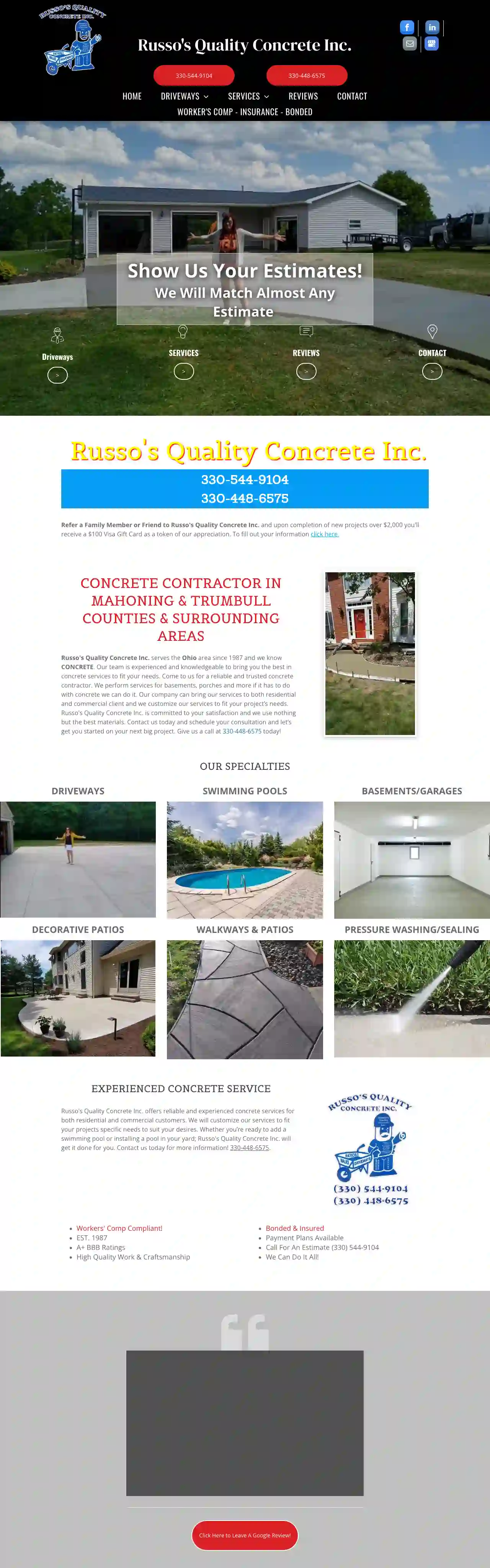 Russo's Quality Concrete Inc