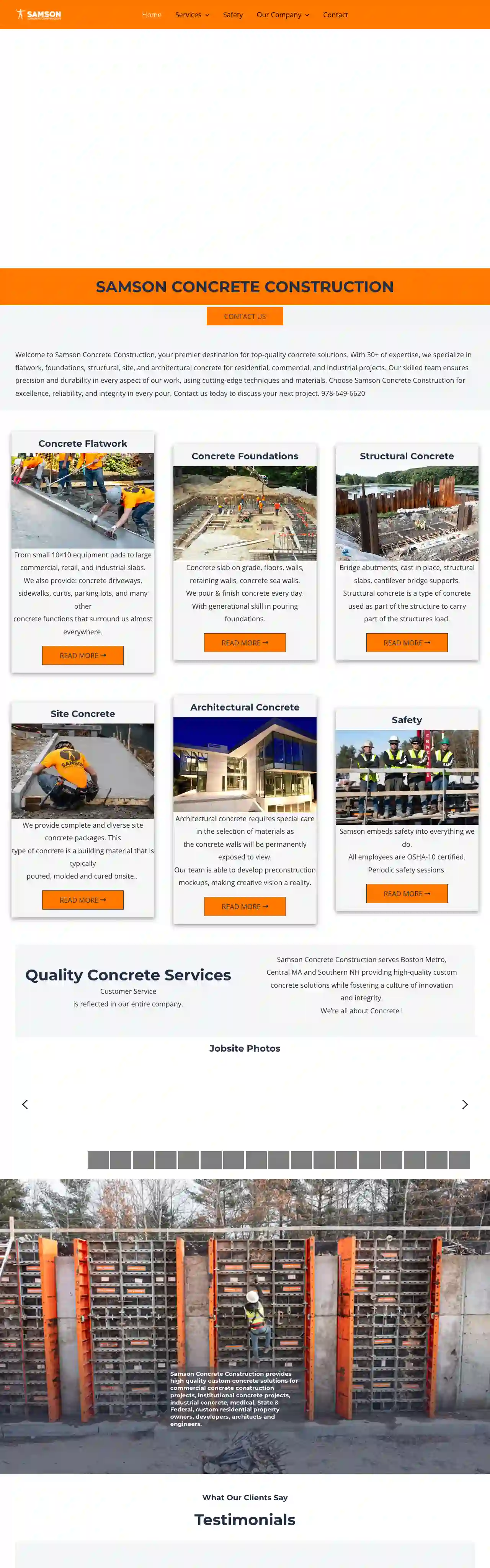 Samson Concrete Construction