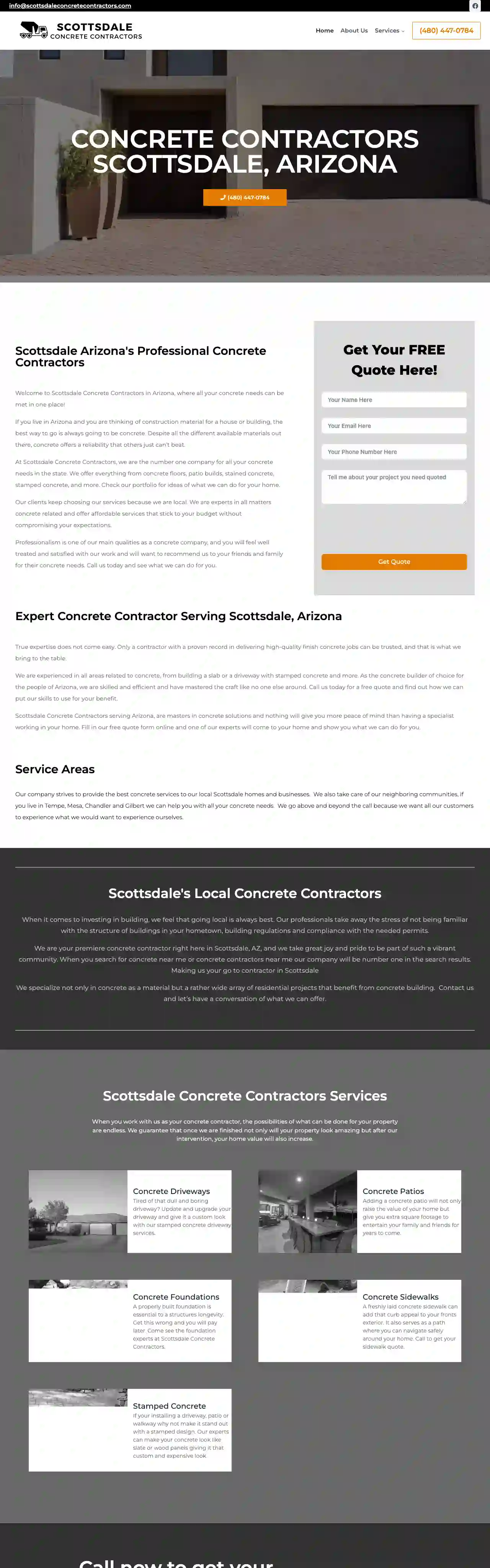 Scottsdale Concrete Contractors