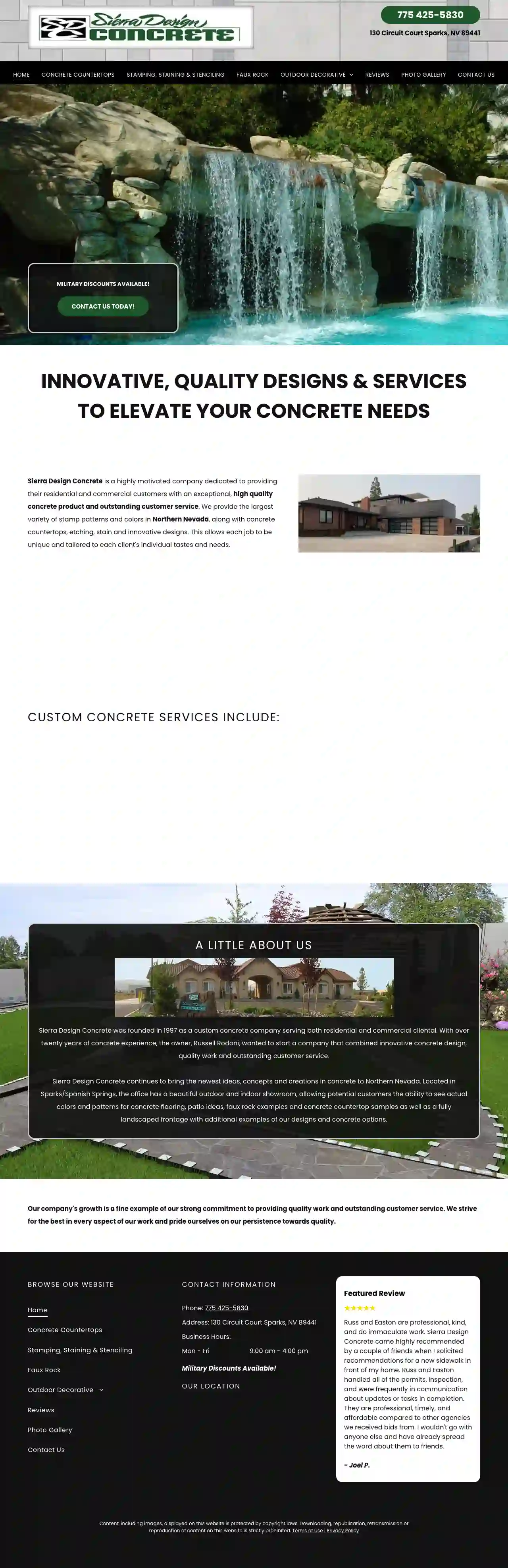 Sierra Design Concrete