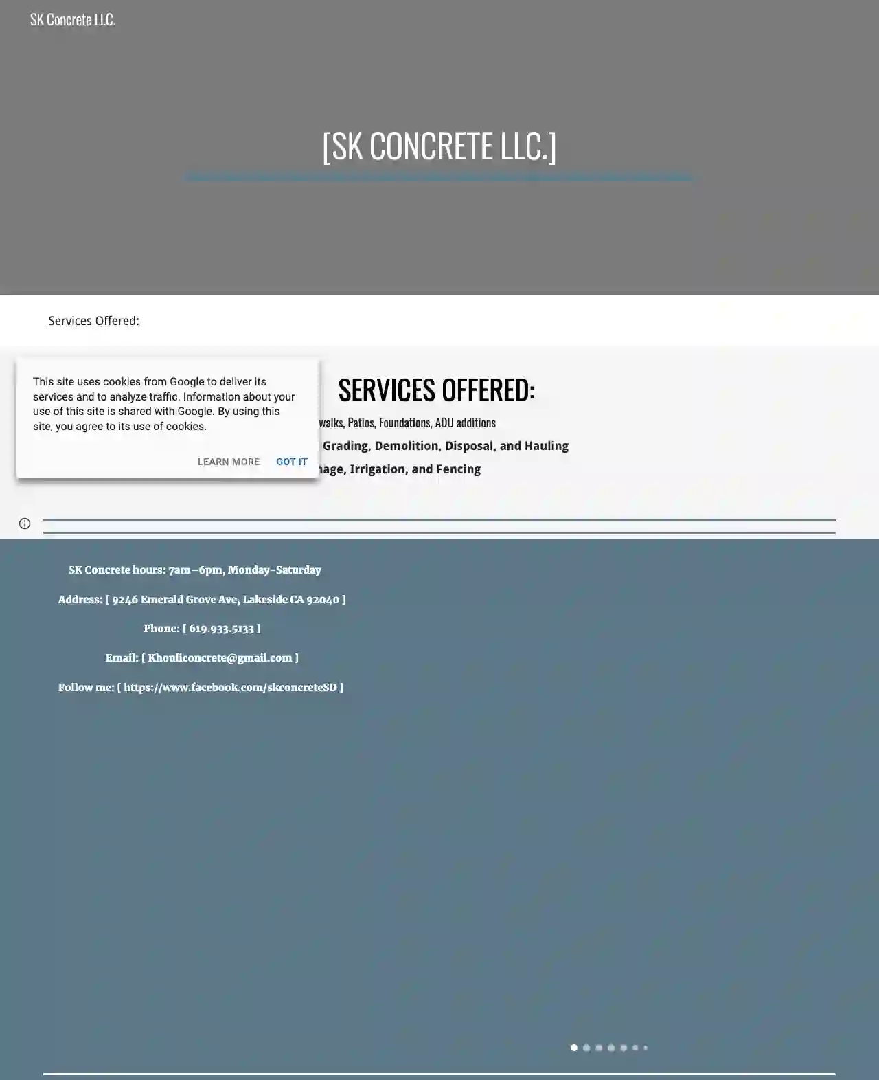 SK Concrete LLC.