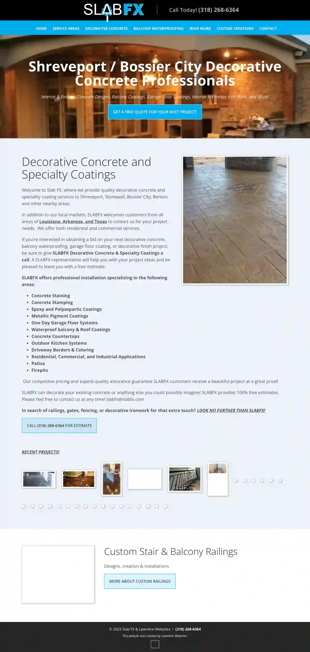 SlabFX Decorative Concrete & Specialty Coatings