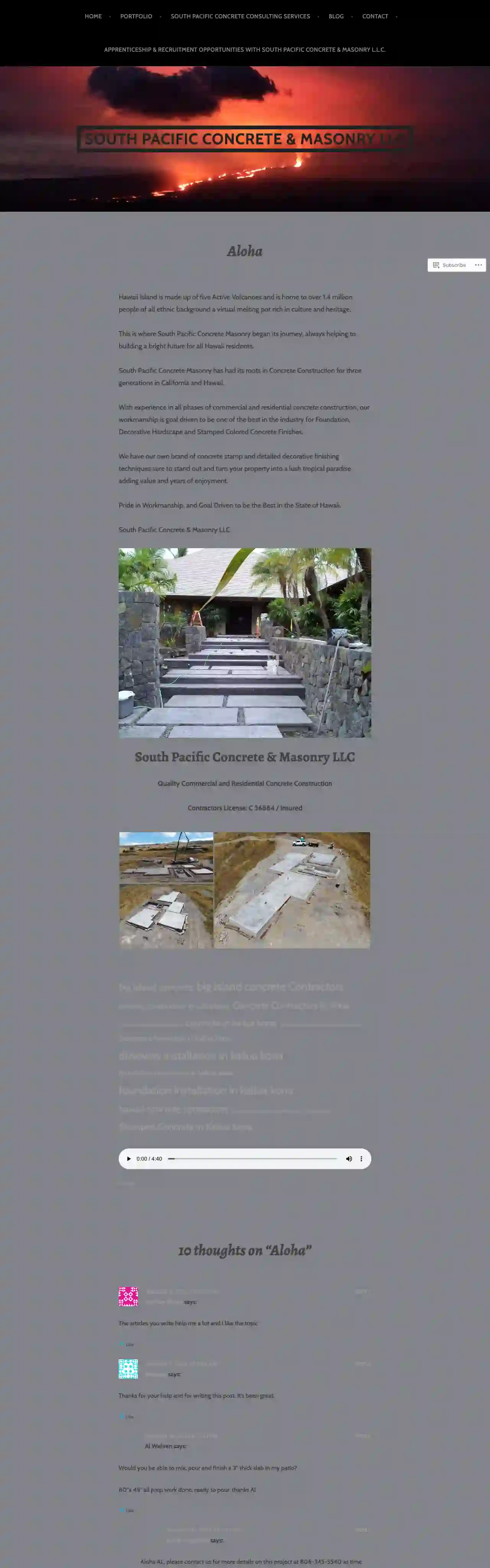 South Pacific Concrete & Masonry LLC