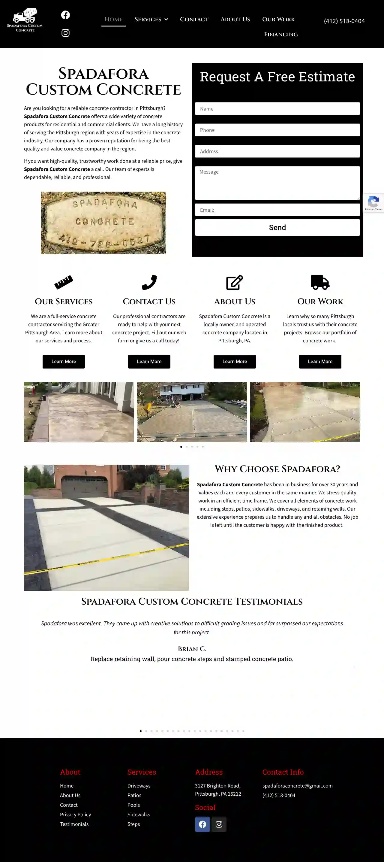 Spadafora Custom Concrete