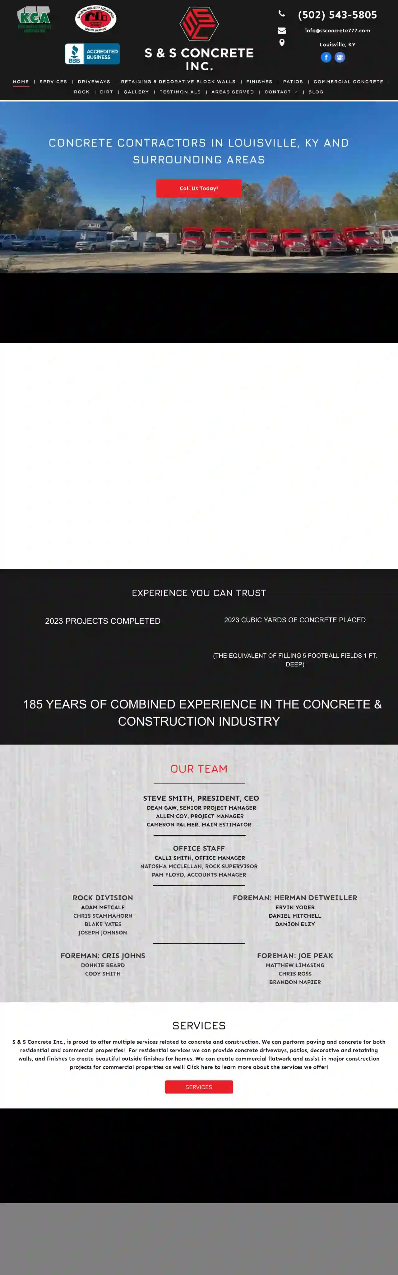 S & S Concrete, Inc.