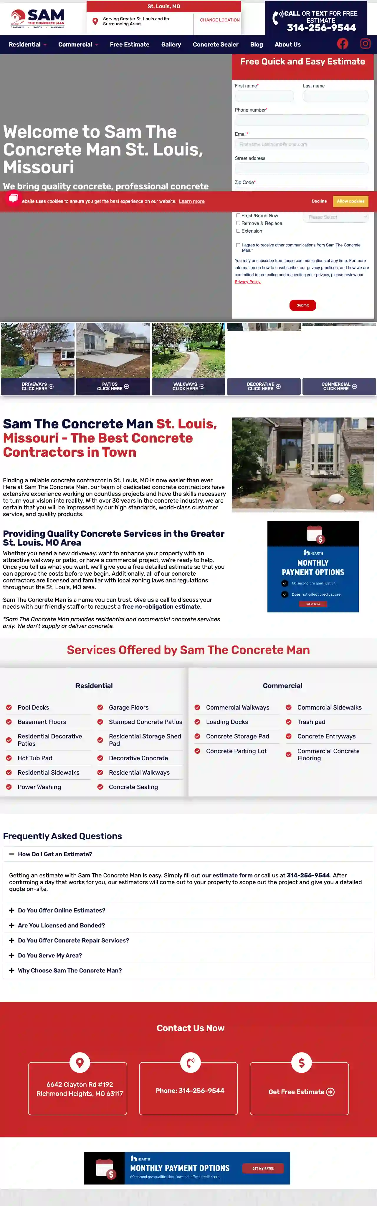 Sam The Concrete Man St. Louis