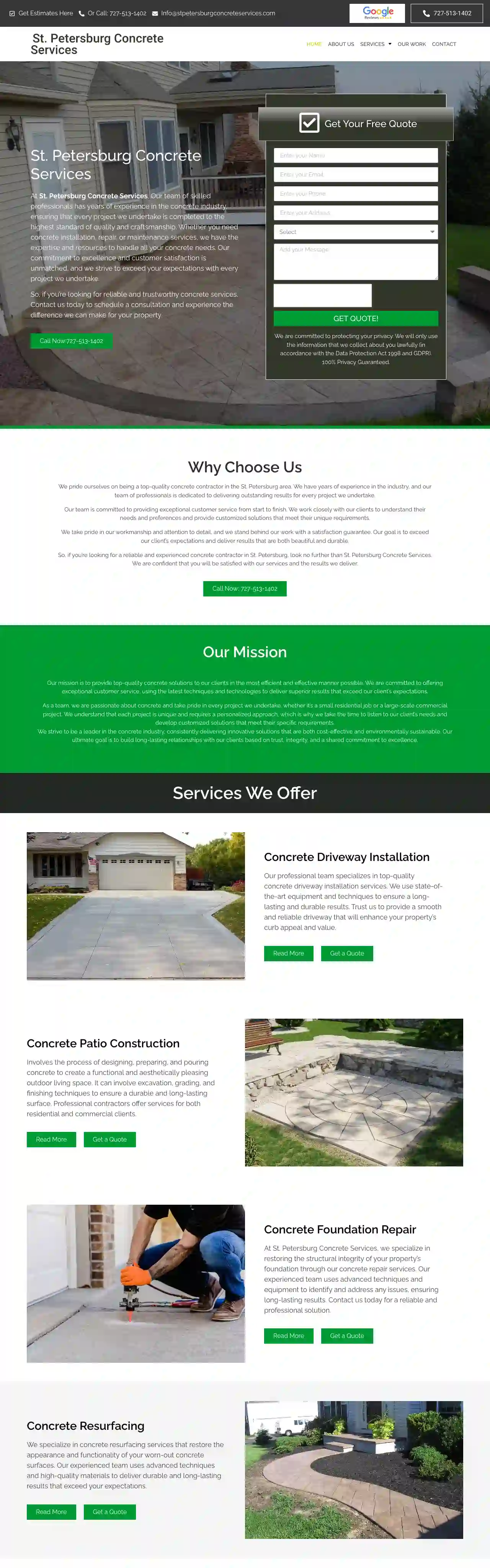 St Petersburg Concrete Services