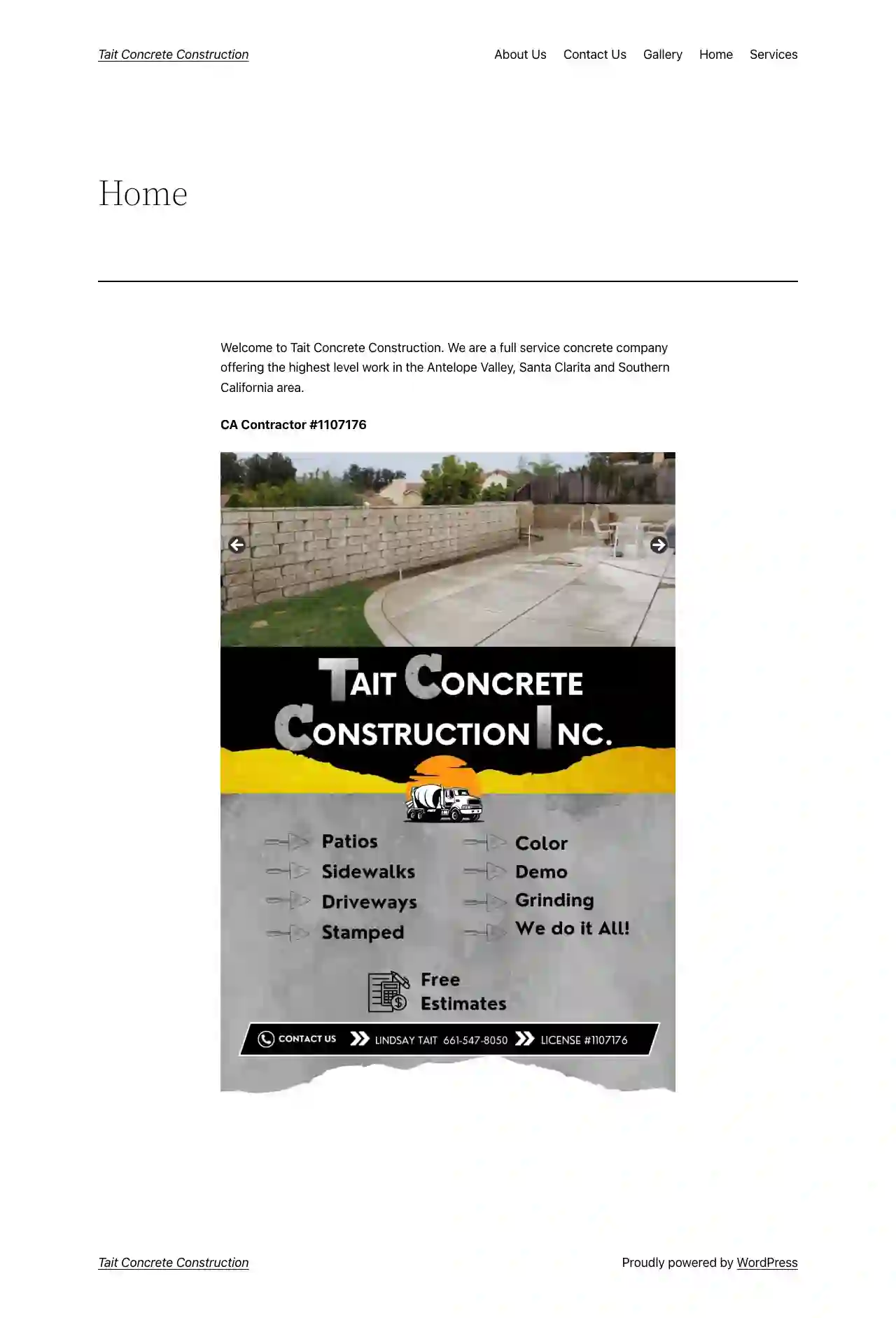 Tait Concrete Construction Inc.