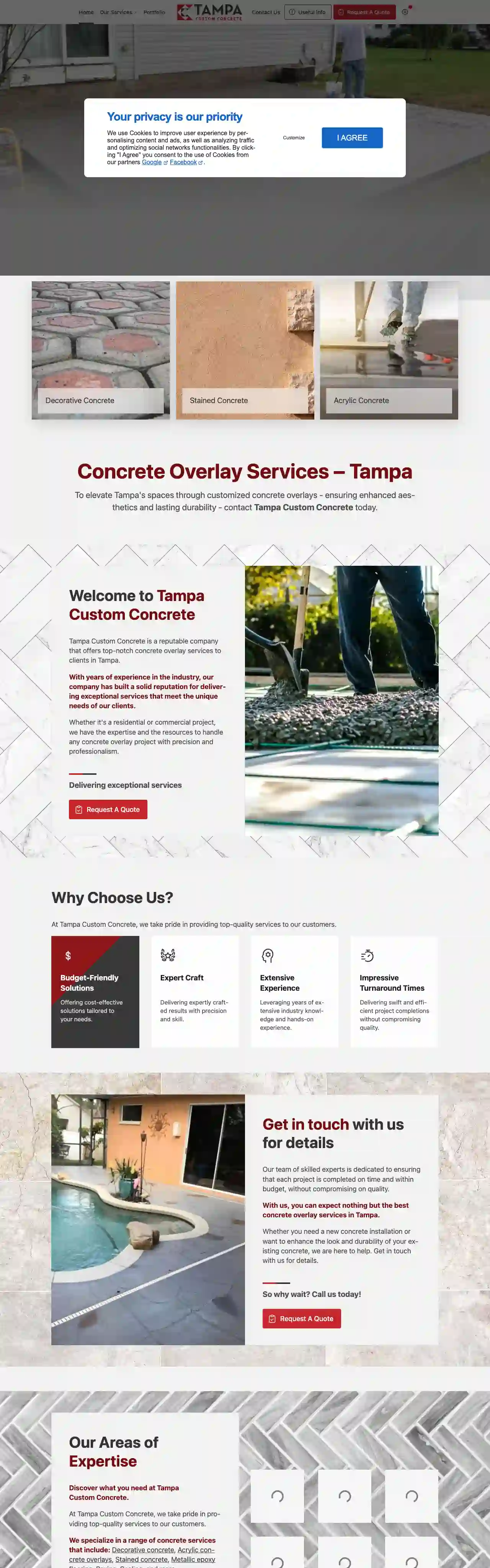 Tampa Custom Concrete