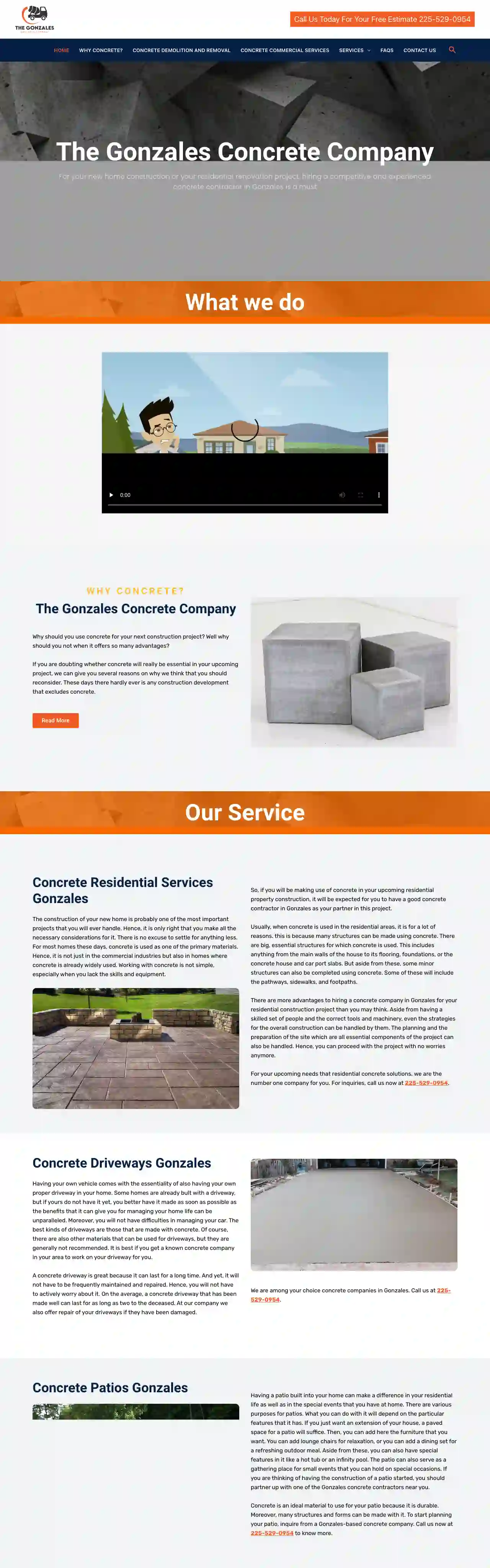 The Gonzales Concrete Company