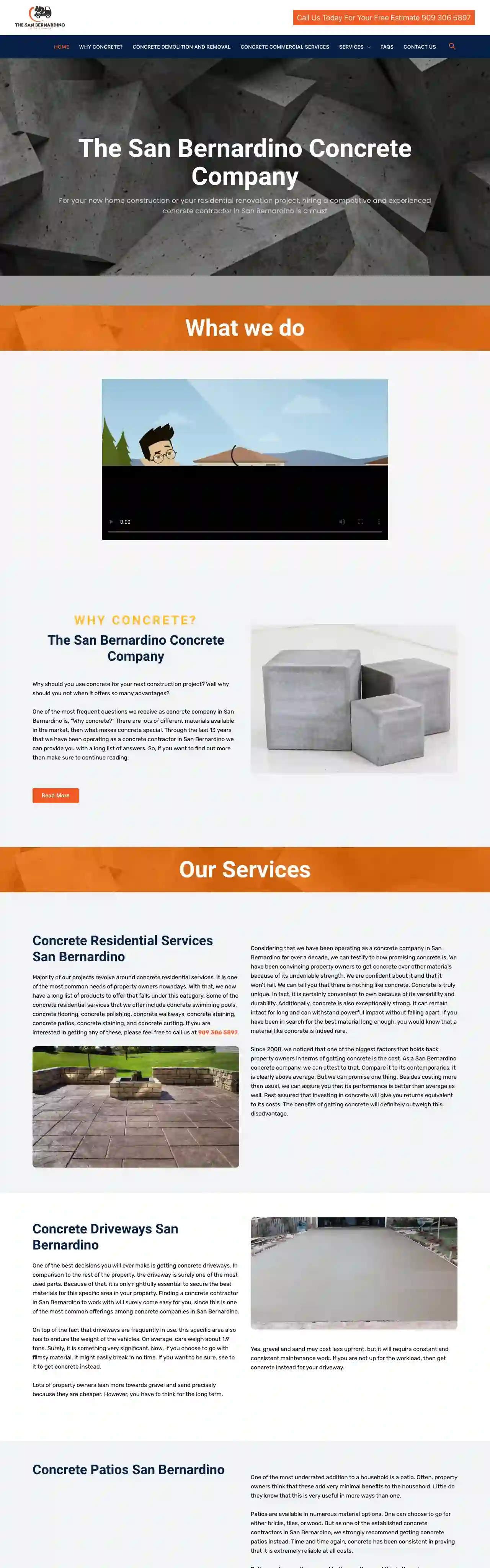 The San Bernardino Concrete Company