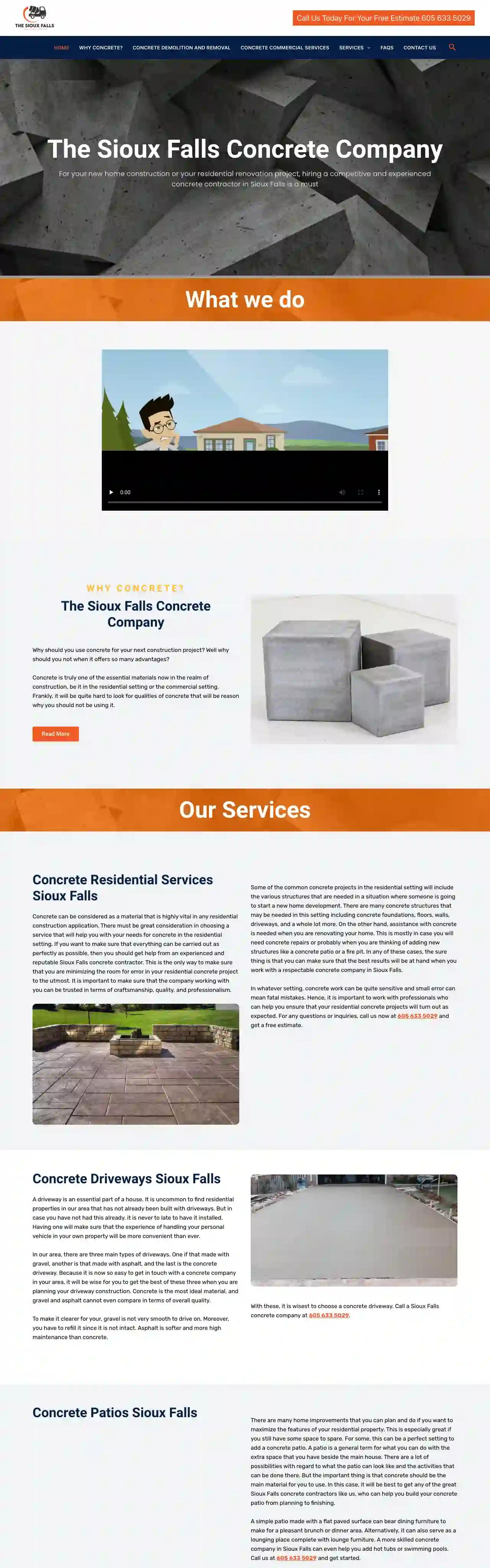 The Sioux Falls Concrete Company