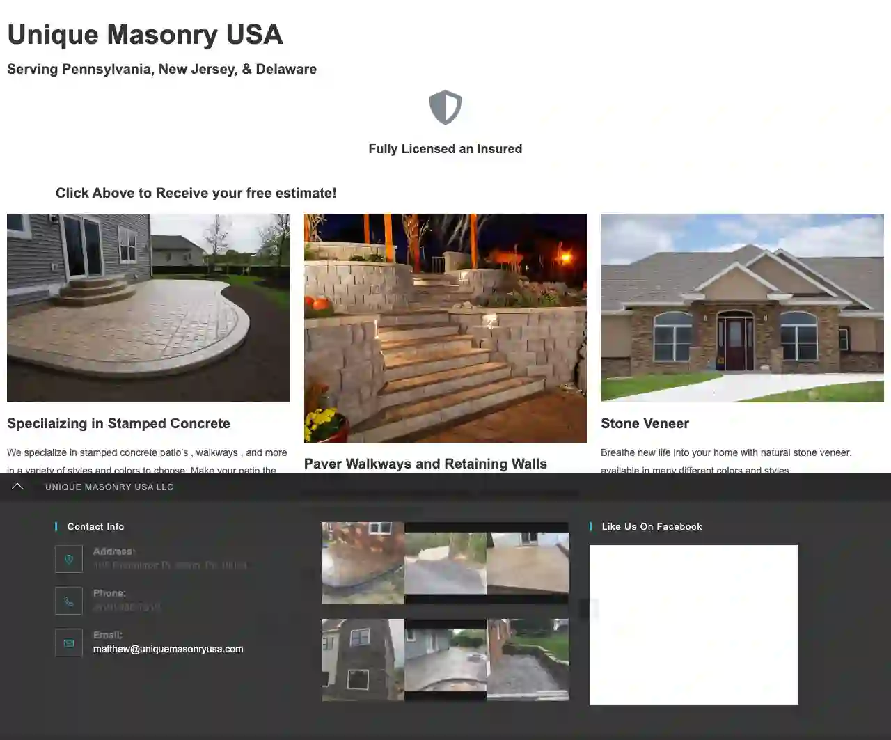 Unique Masonry USA llc