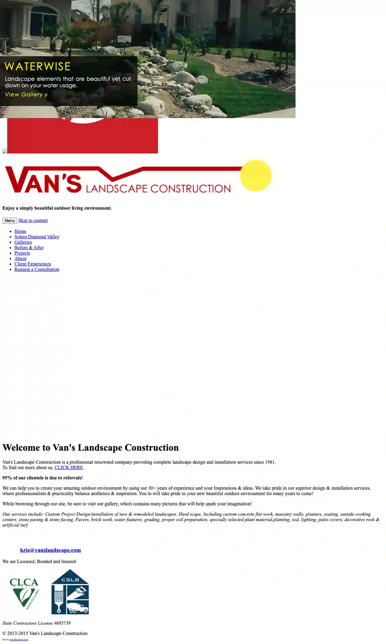 Van's Landscape Construction