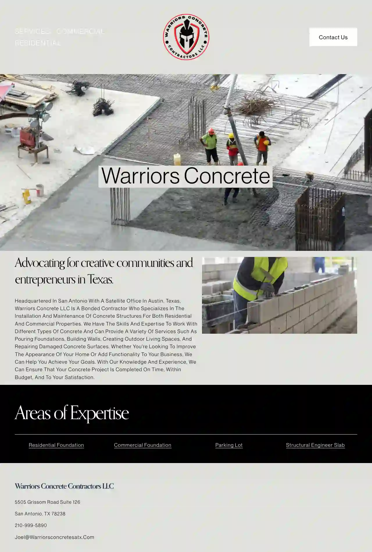 Warriors Concrete Contractors LLC